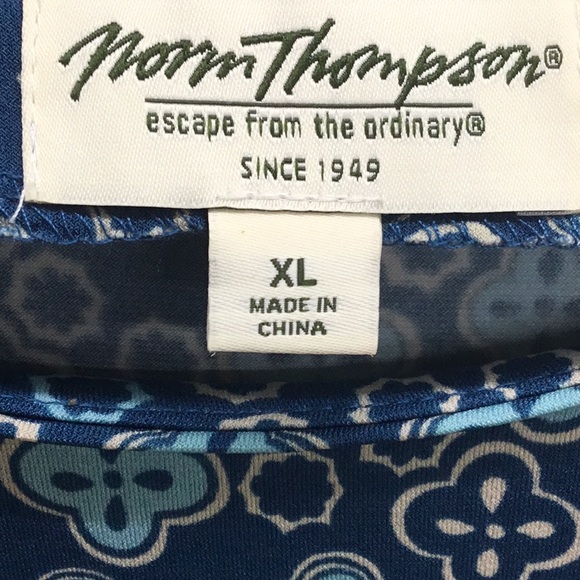 Norm Thompson Escape From The Ordinary Tunic XL - Picture 2 of 8